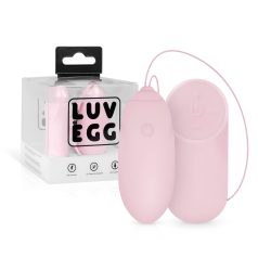 LUV EGG - vibro muna kaugjuhtimisega, laetav - roosa