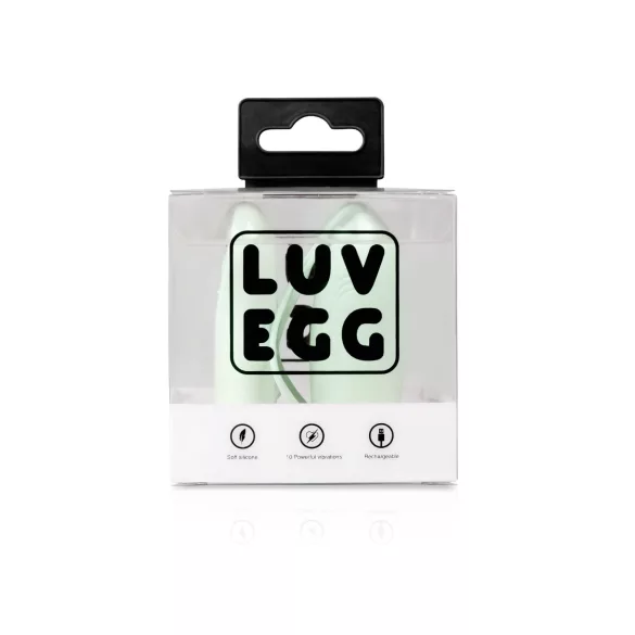 LUV EGG - vibro-muna puldiga - aku - roheline