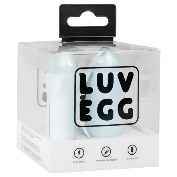 LUV EGG - kantav akutoitel raadiosignaaliga vibromuna (sinine)