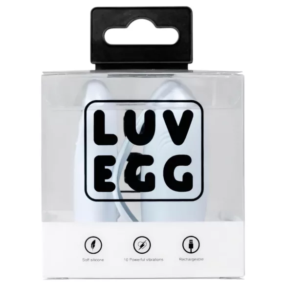LUV EGG - kantav akutoitel raadiosignaaliga vibromuna (sinine)