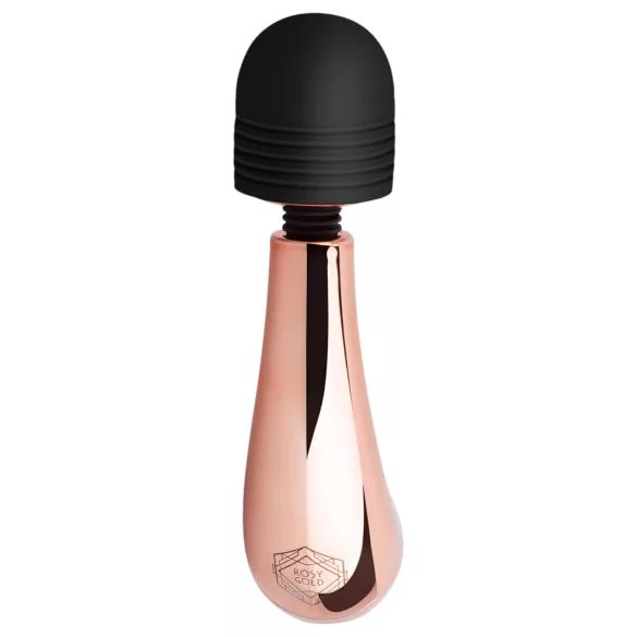 Rosy Gold - mini kaardus wand vibraator - roosakuld
