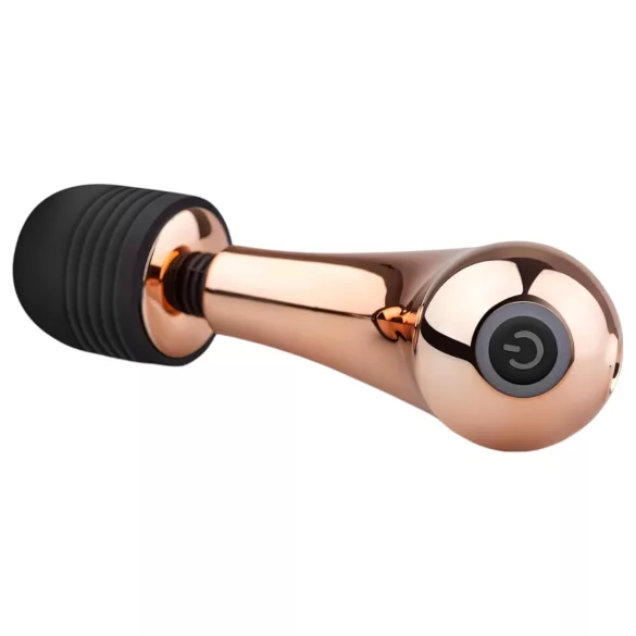 Rosy Gold - mini kaardus wand vibraator - roosakuld