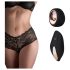 Pantyrebel - juhtmeta, raadiovibratsiooniga prantsuse aluspüksid - must (S-L)