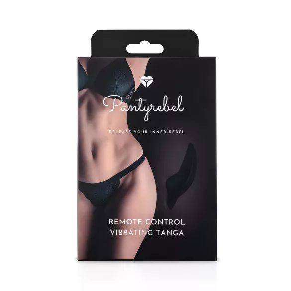 Pantyrebel - juhtmevaba vibreeriv tanga - must - S-L