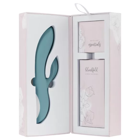 Bloom Violet Rabbit - kliitori ja G-punkti vibraator - türkiissinine