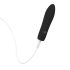 Easytoys Velvet Vibe - laetav must vibraator