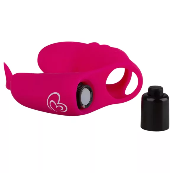 Easytoys - sõrmevibraator 2in1 - roosa