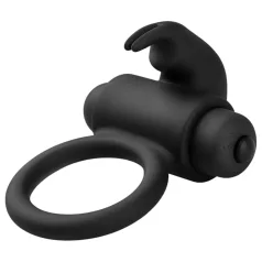 EasyToys Bunny - vibraatoriga peeniserõngas - must