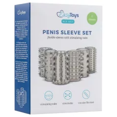 Easytoys - peenisemansettide komplekt - hall - 6 tk