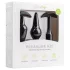 EasyToys Pleasure kit - mitmekesine anaaltappide komplekt (must)