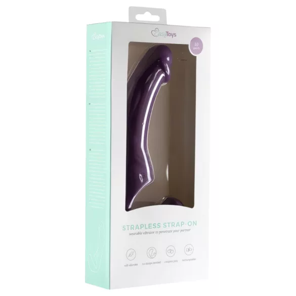 Easytoys - akuga strap-on vibraator ilma rihmadeta - lilla
