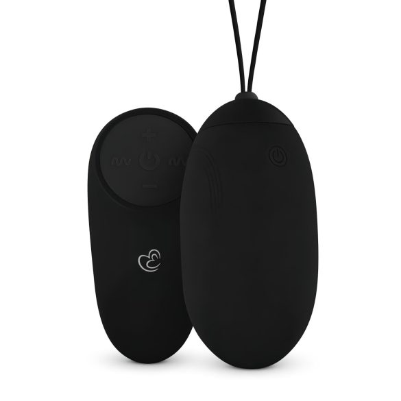 Easytoys - juhtmevaba veekindel vibraator muna (must)