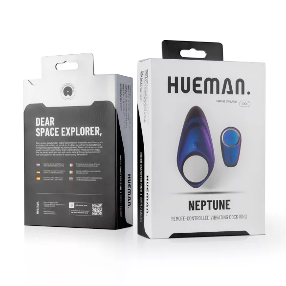 Hueman Neptune - veekindel vibreeriv peeniserõngas - lilla