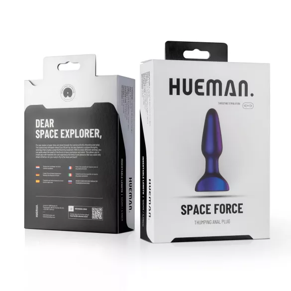 Hueman Space Force - veekindel lükatav anaalseks vibraator - lilla