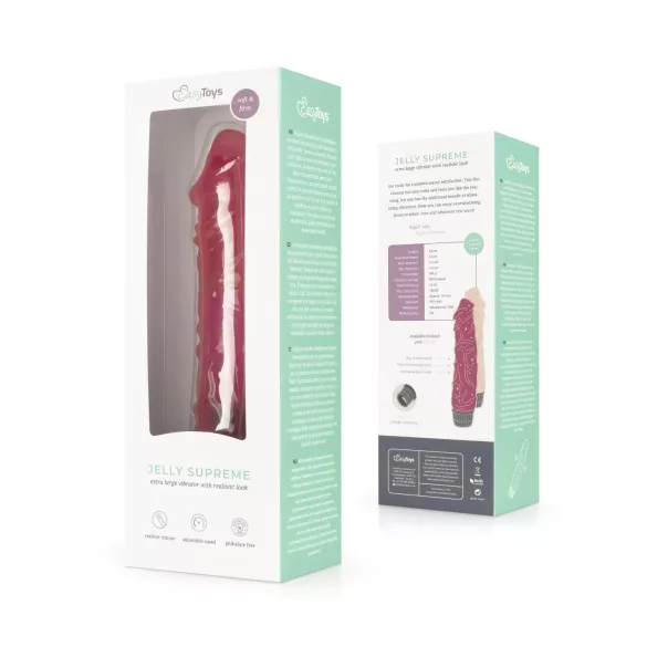 Easytoys Jelly Supreme - realistlik vibraator - roosa