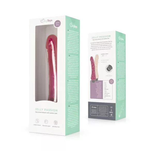Easytoys Jelly Passion - realistlik vibraator - roosa