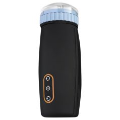   CRUIZR CM05 - akuga tõukav-imetav masturbaator - must-sinine