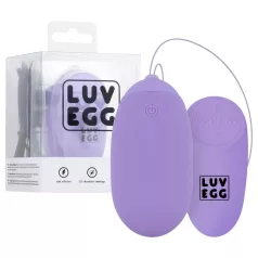   LUV EGG XL - kantav akuga, raadiosignaaliga vibraator-muna (lilla)