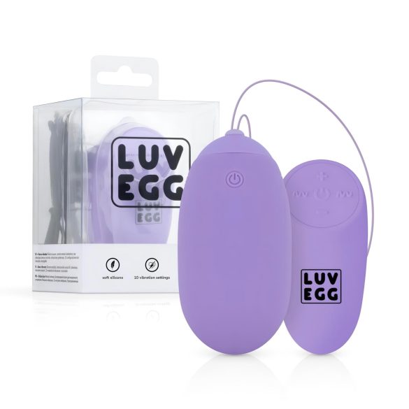 LUV EGG XL - juhtmevaba vibromuna (lilla)