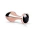 Rosy Gold Anaaltapp - musta kiviga anaaltapp (roosikuld)