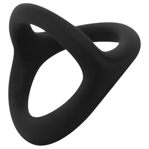 Easytoys Desire Ring - peenise- ja munandite rõngas - must - elastne