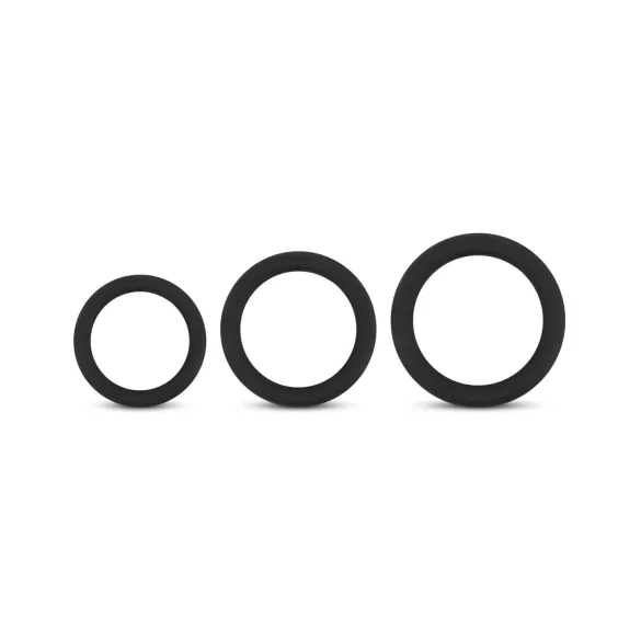 Easytoys Explore Ring - peeniserõngaste komplekt - 3 tk - must