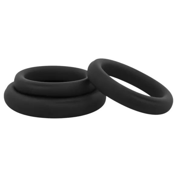 Easytoys Explore Ring - peeniserõngaste komplekt - 3 tk - must