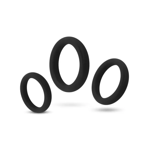 Easytoys Explore Ring - peeniserõngaste komplekt - 3 tk - must