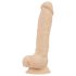 Realistlik Ashton - munanditega dildo - 20,5cm (naturaalne)