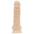 Realistlik Ashton - munanditega dildo - 20,5cm (naturaalne)