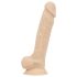 Realistlik Ashton - munanditega dildo - 20,5cm (naturaalne)