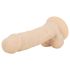 Realistlik Ashton - munanditega dildo - 20,5cm (naturaalne)