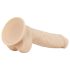 Realistlik Ashton - munanditega dildo - 20,5cm (naturaalne)