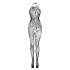 Christine - lilledega võrksukk kostüüm - (must) - XS-L