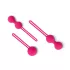 Easytoys LoveBalls - tupikukuulide komplekt - 3 osaline - roosa