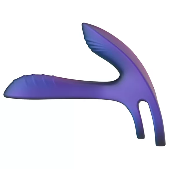 Hueman Infinity Ignite - vibreeriv peenis- ja munandiring - lilla