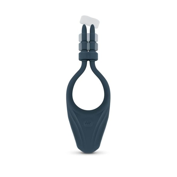 Boners - reguleeritav vibreeriv peenisekumm - sinine