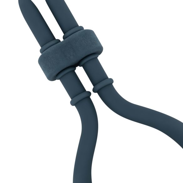 Boners - reguleeritav vibreeriv peenisekumm - sinine