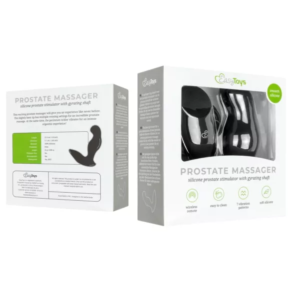 Easytoys Anal Collection - juhtmevaba anaalseks vibraator - must