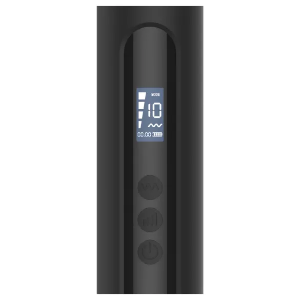 BLAQ - suur digitaalne vibraator-massaažiseade - must