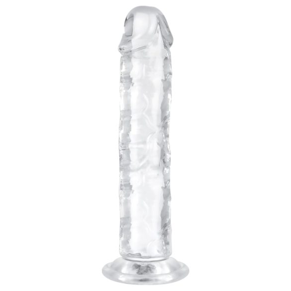 EasyToys - geeljalt dildop - 16cm (läbipaistev)
