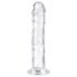EasyToys - geeljalt dildop - 16cm (läbipaistev)