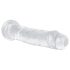 EasyToys - geeljalt dildop - 16cm (läbipaistev)
