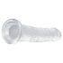 EasyToys - geeljalt dildop - 16cm (läbipaistev)