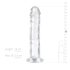 EasyToys - geeljalt dildop - 16cm (läbipaistev)