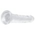 EasyToys - geel dildo - 18cm (läbipaistev)