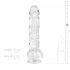 EasyToys - munanditega dildo - 13,5cm (läbipaistev)