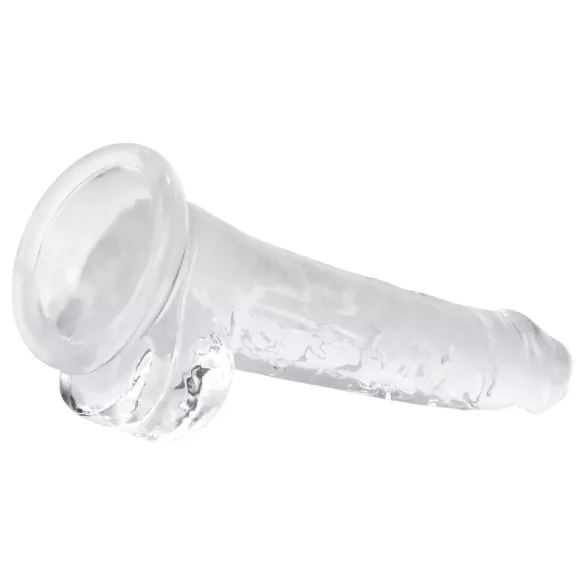 EasyToys - munanditega dildo - 17 cm - läbipaistev
