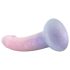 EasyToys Mermaid - sädelev dildo - 19cm (roosa)