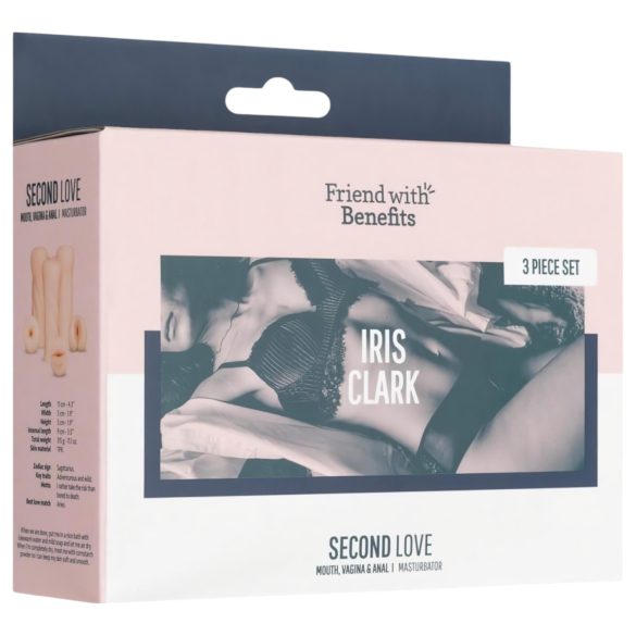 FWB - Iris Clark realistlik masturbaator komplekt - naturaalne
